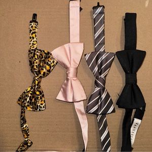 Used Four Multiple Bow ties.